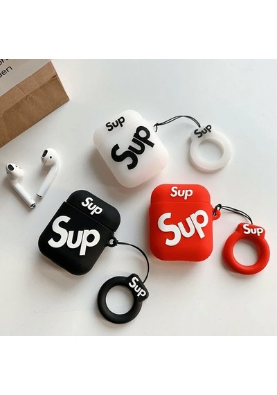 E2m Apple Uyumlu AirPods 1-2 Kılıf Sup Kırmızı