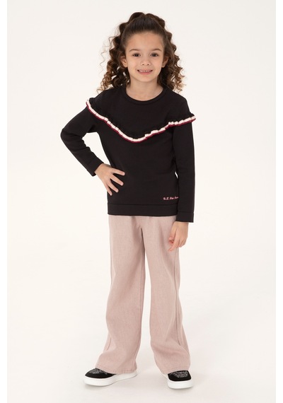U.s. Polo Assn. Kız Çocuk Siyah Kazak /triko 50316288-vr046 Sıyah