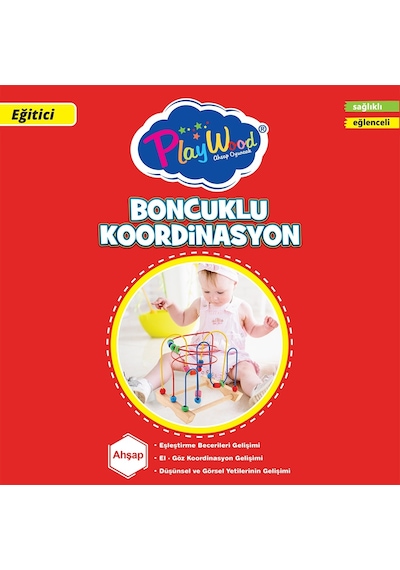 Play Wood Ahşap Boncuklu Koordinasyon 354