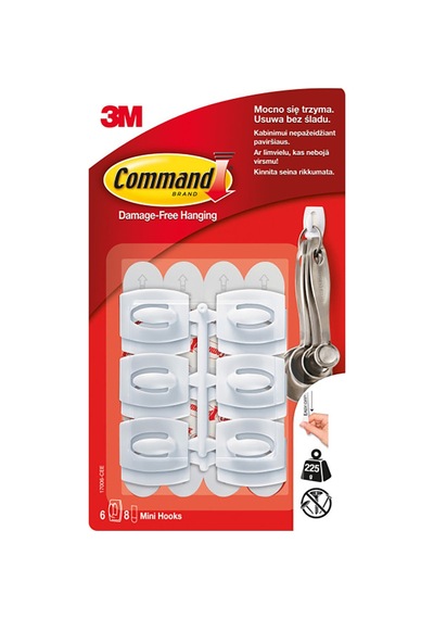 4 Adet Command Mini Askı 6'lı Diğer
