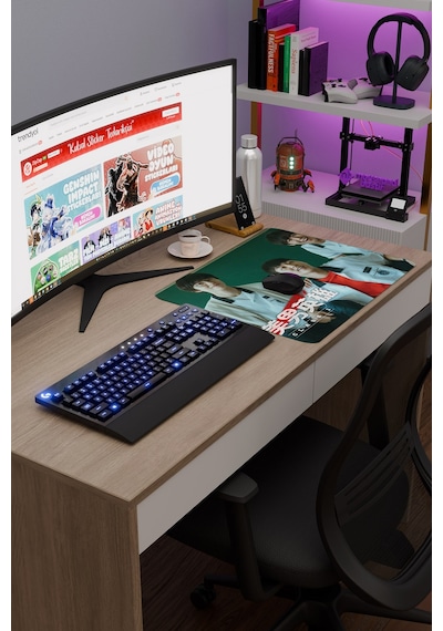 Weak Hero Class - K Drama V2 48x40 Xl Gaming Kauçuk Kaymaz Taban Mouse Pad Fare Altlığı