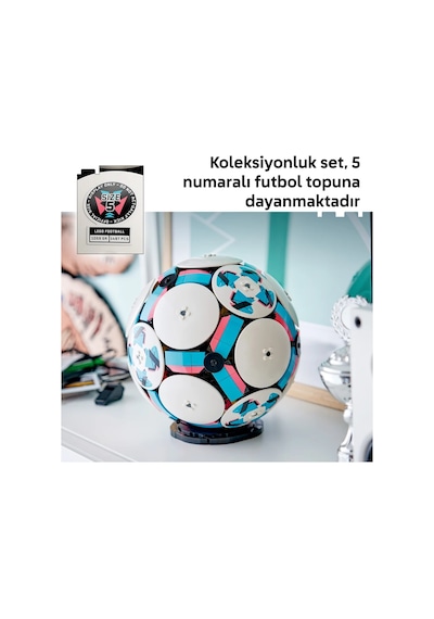 LEGO® Editions Football Futbol Topu 43019 - 10 Yaş ve Üzeri Çocuklar İçin Yaratıcı Oyuncak Yapım Seti (1498 Parça)