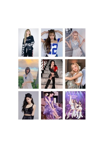 Black Pink 11 No -kpop- 9 Lu Fotokart Seti