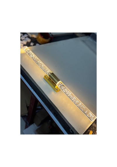 Bubblelight Large 51 Cm Modern Tasarım Led Aplik - Duvar Lambası - Gold - Elektrikli - Günışığı Gold Large Elektrikli