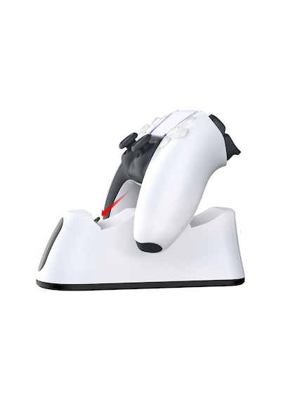 PS5 Dobe Dual Dock Gamepad Göstergeli Şarj Stand TP5-0516B