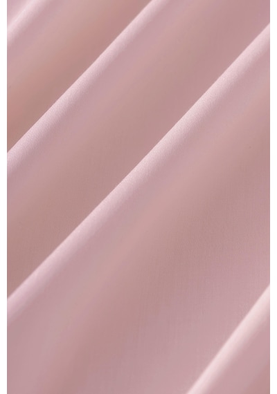Valeron %100 Pamuk Saten Çift Kişilik Lastikli Çarşaf 180x200 Cm Pudra
