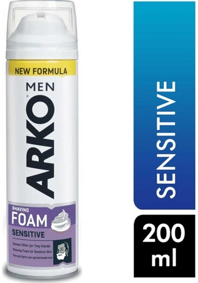 Arko Men Sensitive Hassas Cilt Tıraş Köpüğü 200 Ml 2 Adet
