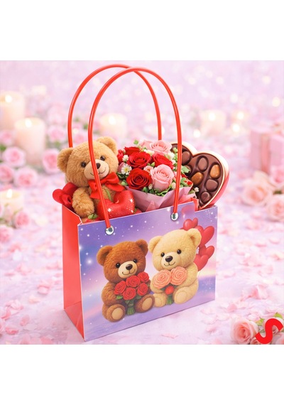Karton Çanta-22 13,5 10,5cm- Teddy 1+