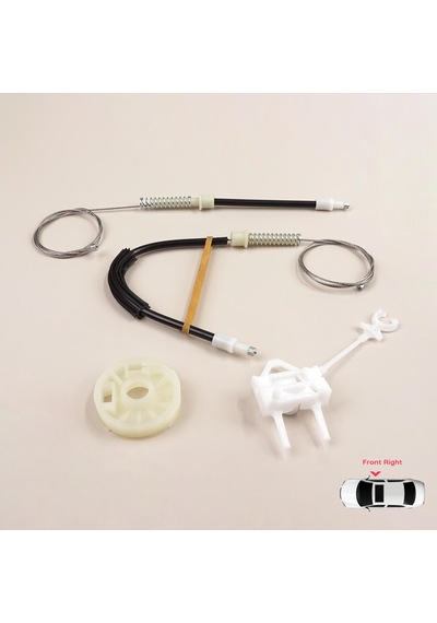 Alfa Romeo 156 932 1996-2007 4/5 Kapı İçin Ön Sağ Cam Kriko Seti
