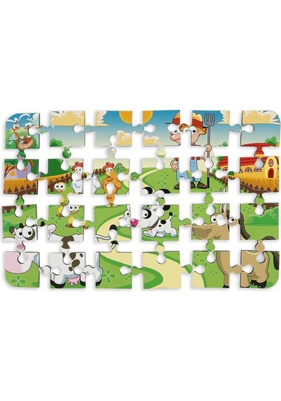 Çiftliğim 24 Parça Ahşap Puzzle