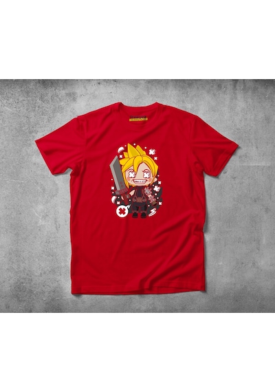 Freeyez Cloud Final Fantasy Unisex Pamuklu Penye T-Shirt