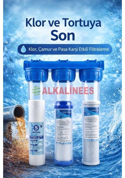 3 Ü Daire Girişi Tesisat Tipi Su Arıtma Ön Filtreleme