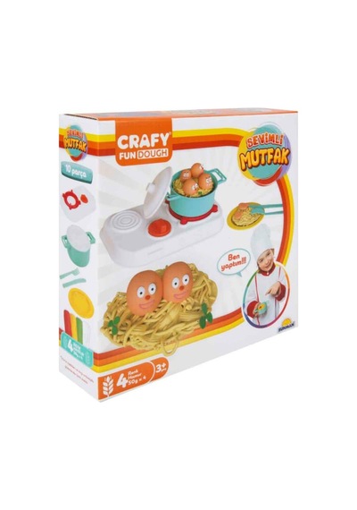 Crafy Sevimli Mutfak 200 Gr. 10 Parça.