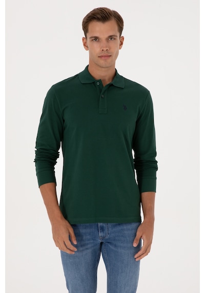 U.s. Polo Assn. Erkek Koyu Yeşil Sweatshirt 50307688-vr079 Koyu Yesıl