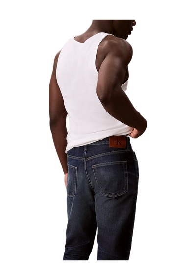 Calvin Klein Lv04rd914 Slim Taper Dark Crescent Thermo Erkek Denim Pantolon Mavi