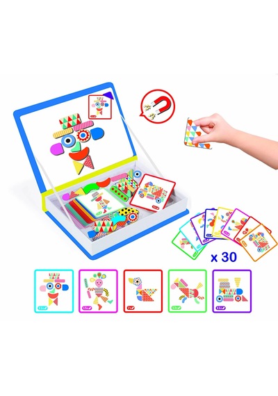 Dıytoy Magnet Akıl Oyunları - Yaratıcı Şekiller / 3-8 Yaş