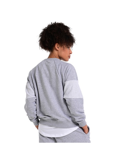 Sportive Huesca Kadın Gri Günlük Stil Sweatshirt 24kk006-grı Gri