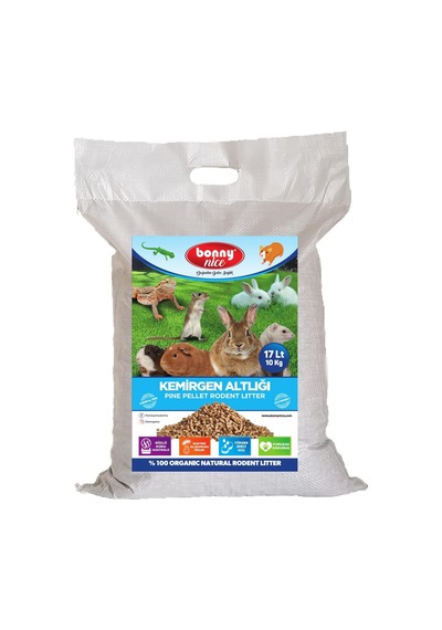 Bonnynice Bonny Nice Doğal Çam Pelet Ginepig Kafes Altlığı 10 Kg 17 Lt 1 Adet
