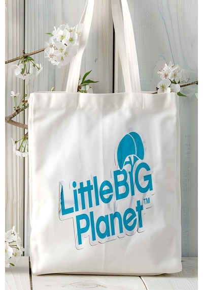 Art Hediye Little Big Planet Baskılı Çanta Çift Taraflı Baskı Kişiye Özel Model 1 Çok Renkli