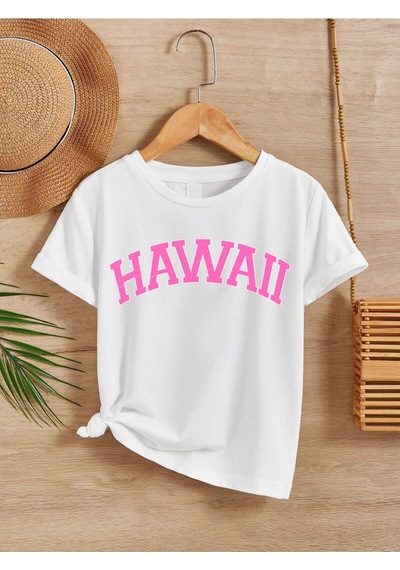 Noıssey Kod:vsk Beyaz Çocuk T-shirt Kids-hawaıı-