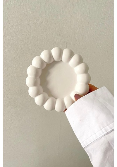 Bernami Mumluk Şamdanpinterest Bubble Dekoratif Tabak, Bardak Altlığı 2 Li Set Diğer