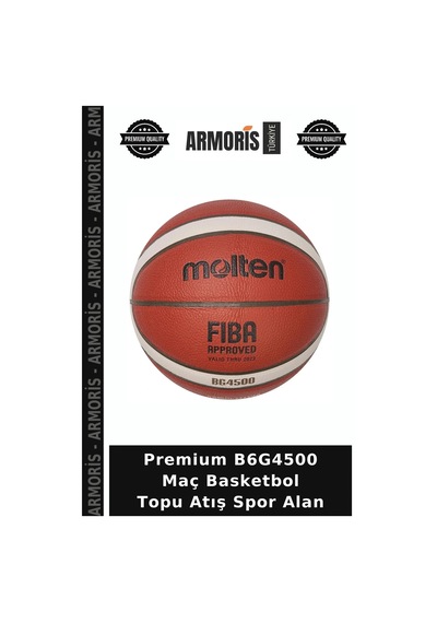 Premium B6g4500 Maç Basketbol Topu Atış Spor Alan Çok Renkli