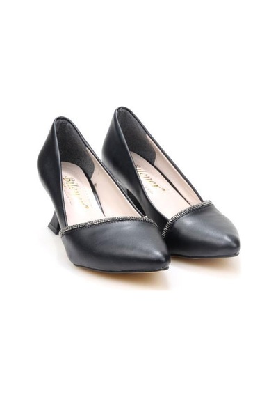 Papuçcity Blnr 03168 6 Cm Topuklu Kadın Stiletto Ayakkabı siyah