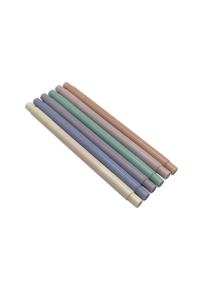 6'lı Wen-duo 500 Kesik -yuvarlak Çift Uçlu Pastel Fosforlu Kalem Diğer