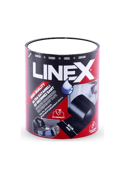 Linex Su Geçirmez Sızdırmaz Boru Tamir Yama Bant 10cm X 1.5 Metre Genel