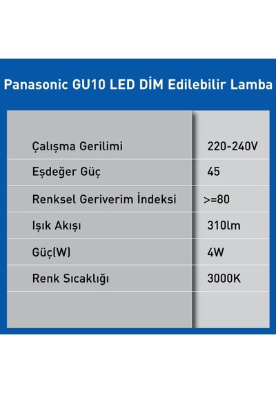 Led Dim Lamba 4w 310lm 3000k Diğer