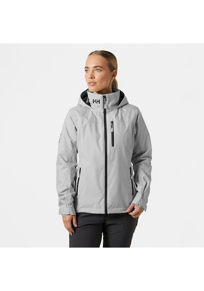 Helly Hansen Crew Hooded Midlayer 2.0 Kadın Gri Kapüşonlu Mont Gri