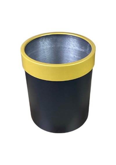 Cihan Çiçekçilik Gold Kemerli 30x25 Siyah Saksı Çok Renkli