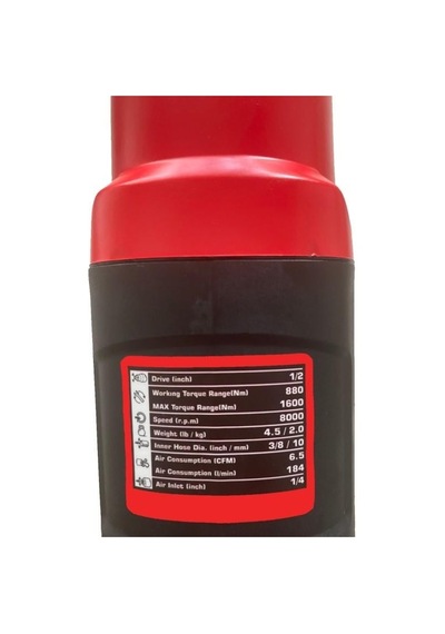 Dht Prodht 1/2" Havalı Somun Sıkma Çift Çekiç D14001305