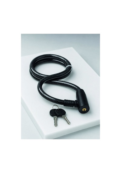 Ers12 Mm Pvc Kaplamalı Bisiklet Kilidi 80 Cm Anahtarlı Çelik Halat Kilit 2 Anahtarlı Güvenlik Kilidi Diğer