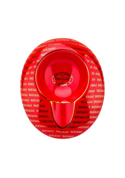 Partagas Tekli Oval Seramik Puro Küllüğü Kırmızı