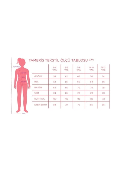 Tameris Kostüm Sindirella Kostümü Pembe Kız Çocuk Pembe