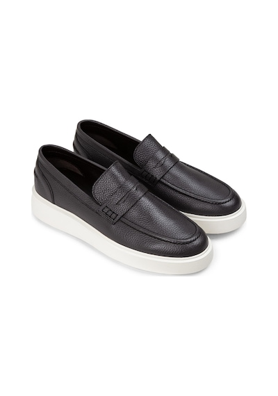 Deery Hakiki Deri Gri Erkek Loafer Ayakkabı - 01964mgrıe01 Gri