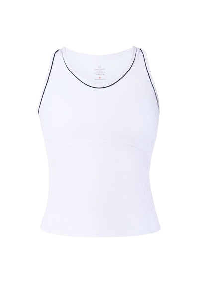 Sweaty Betty Sweaty Betty Pro Racket Power Tank Kadın Tank Top Whı Beyaz
