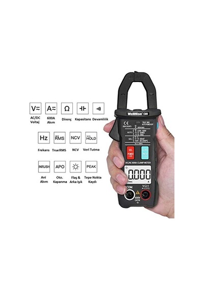 Ac Dc 600a Pensampermetre Ölçü Aleti 600 Amper Genel