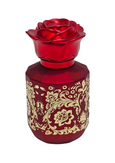 Desenli Doldurulabilir Parfüm Şişesi 50ml Kırmızı - 003