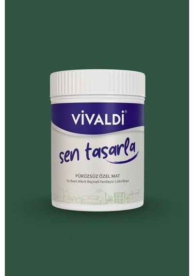 Vivaldi Tüm Yüzeyler İçin Su Bazlı Akrilik Yenileme Boyası 0,5 L