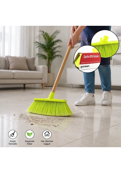 Günsan Carfır Oto Yıkama Fırçası - 9.5 Cm Kıl Boyu, Yumuşak Doku, Kutulu- 12'li Paket