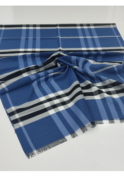 Burberry Ekose Şal Kot Mavi KOT MAVİSİ