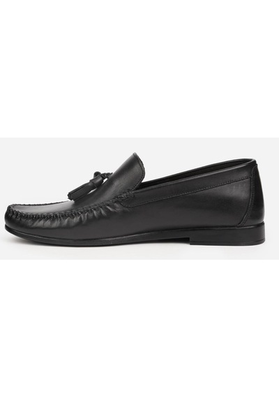 Pierre Cardin 25101 Siyah Erkek Loafer Günlük Deri Ayakkabı Siyah