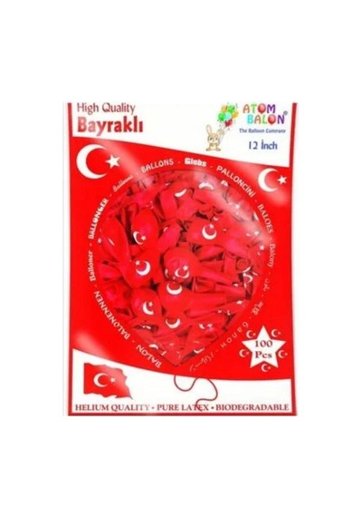 Türk Bayrağı Balonu Standart