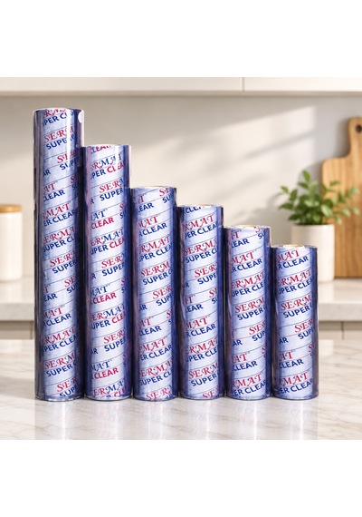 Şeffaf 1.2 Mm 100 Cm X 15 M Pvc Masa Örtüsü