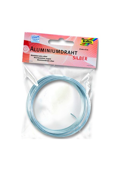 Folia Alüminyum Tel 2 MM x 5 M Gümüş