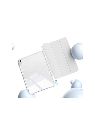 Apple Uyumlu iPad 11. Nesil A16 2025 Airbagli Manyetik Ayrılabilen Fuchsia Sliding Tablet Kılıfı Kapaklı Kılıf