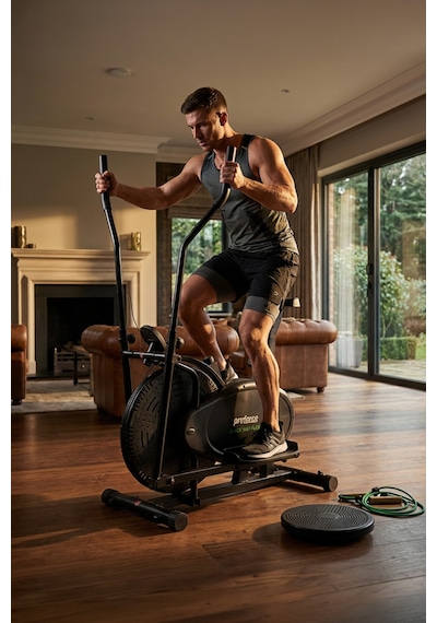 Proforce Manyetik Eliptik Fitness Bisikleti Blackway Siyah