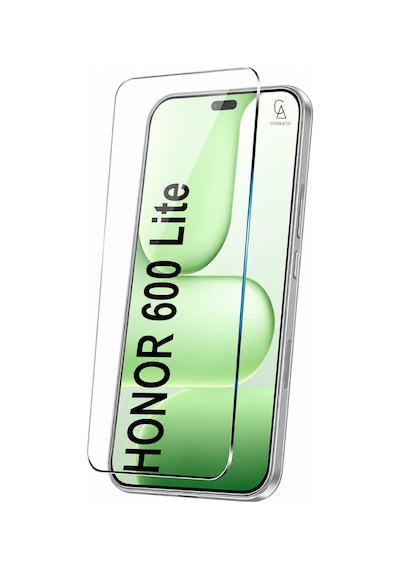 Honor 600 Lite Uyumlu Karbon Tasarım Silikon Telefon Kılıfı Ve Temperli Cam Ekran Koruyucu Koyu Yeşil